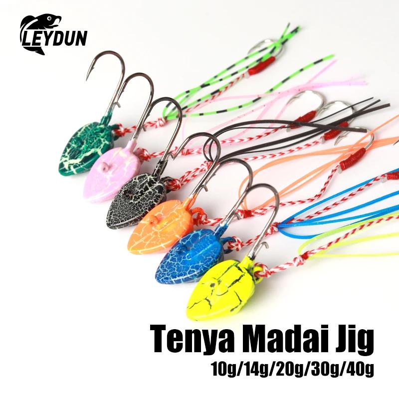 LEYDUN leurres de pêche chauds contrôle profond UP Tenya Madai Jig Kabura eau salée tête plomb mer c