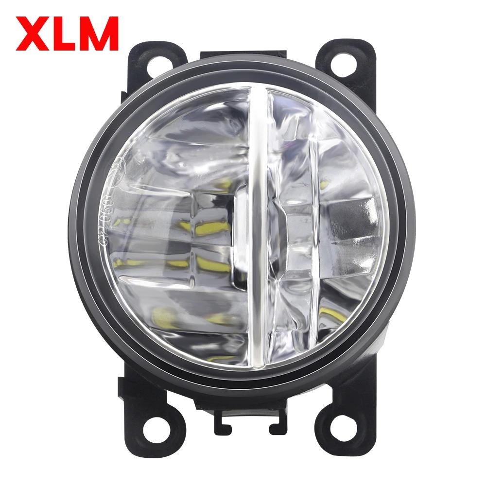 Ensemble de phares antibrouillard LED pour passager et conducteur, 2X30W, 6000lm, feux de jour DRL p