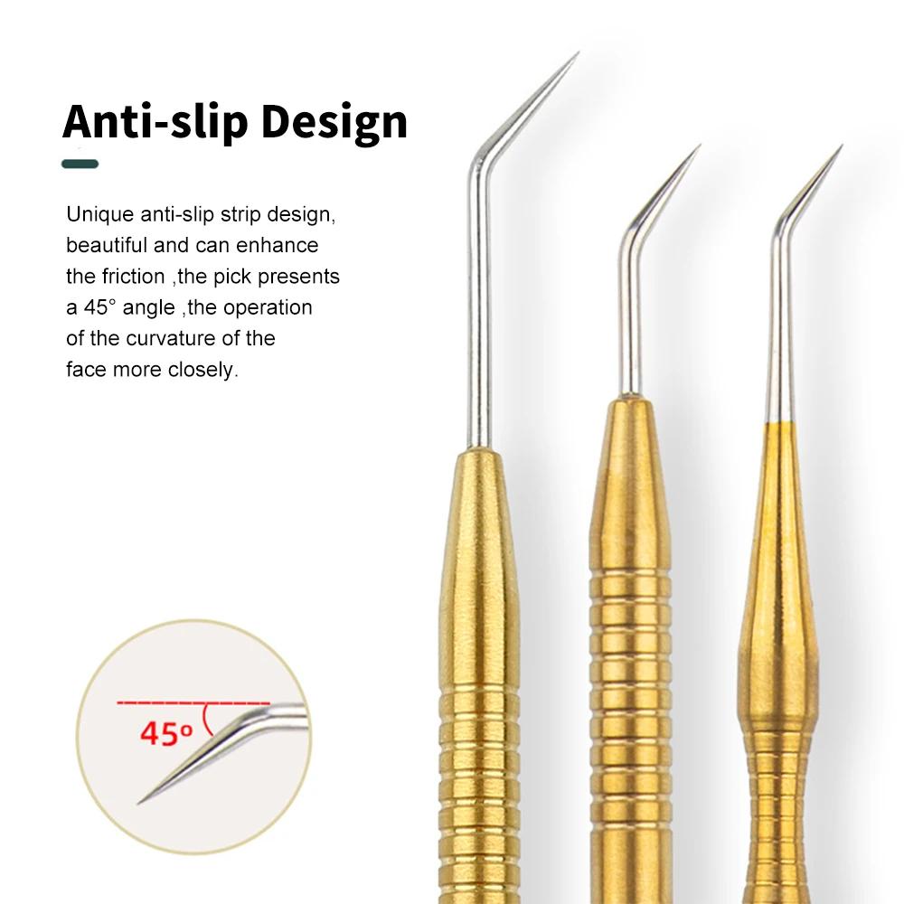 Kit de recourbe-cils, bâton de permanente, applicateur cosmétique en acier inoxydable, peigne, outil