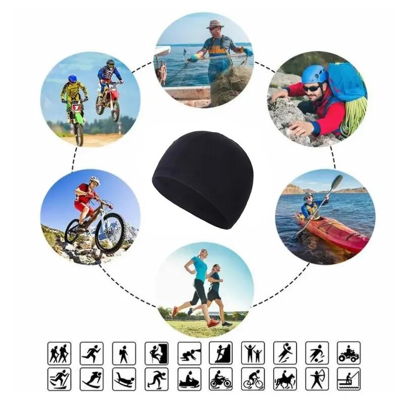 Doublure de casque de crâne de refroidissement pour hommes et femmes, casquette de cyclisme, chapeau