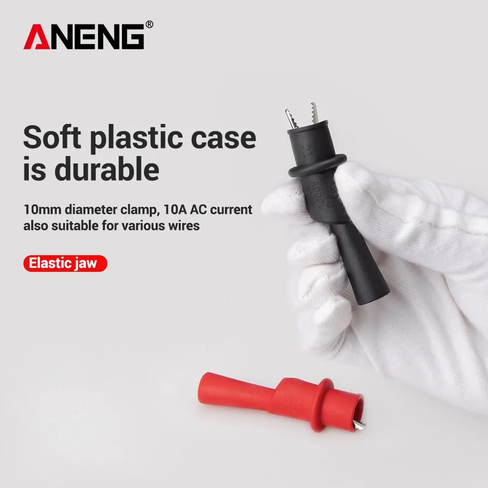 ANENG 1 paire pince de Test Crocodile pince pour multimètre testeur sonde Crocodile pince électrique