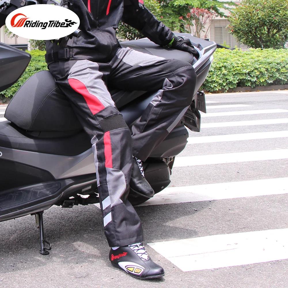 Pantalon de moto été respirant hiver chaud moto équitation pantalon de protection imperméable avec d