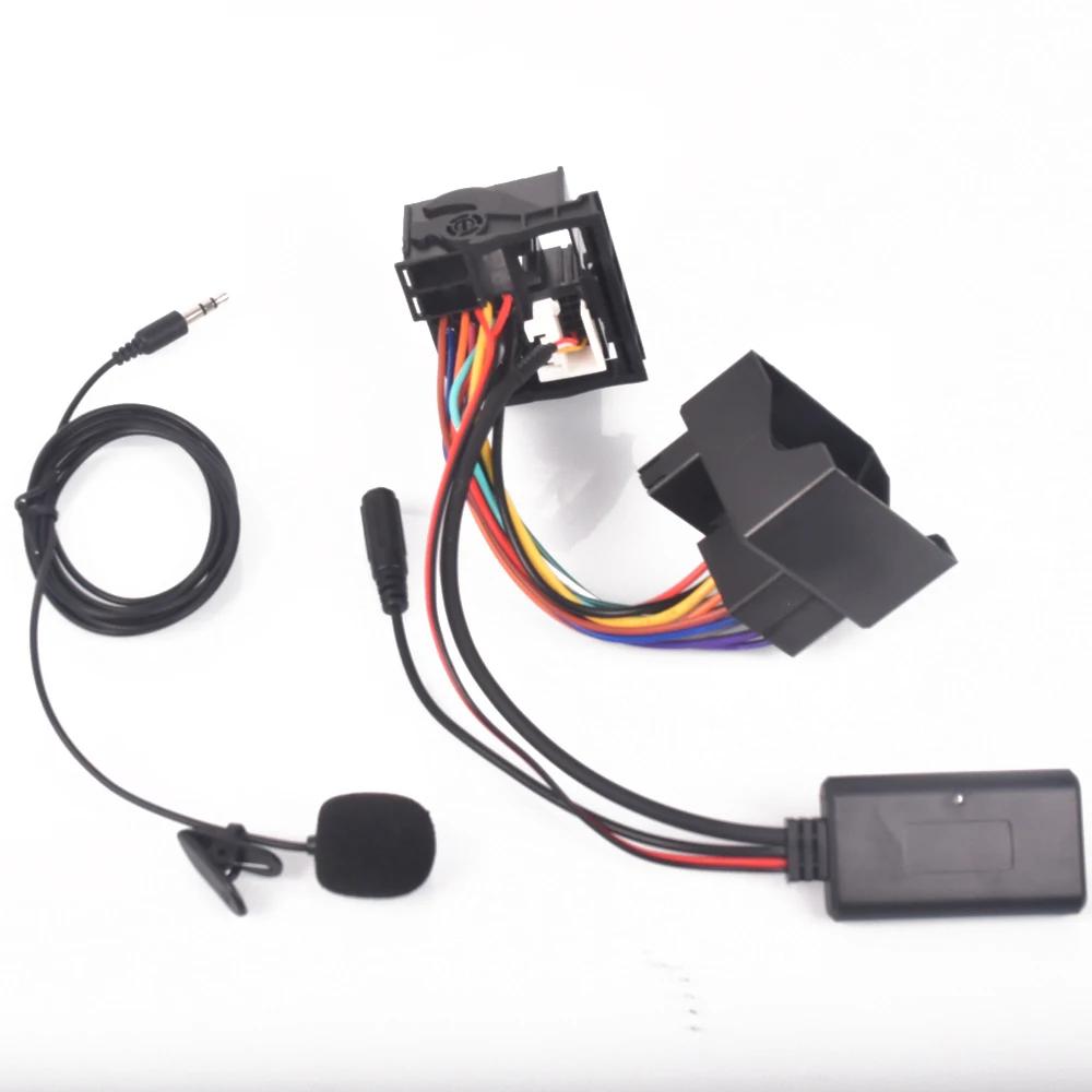 Prise de harnais Radio pour BMW E60 E61 E66 E70 E82 E87 E88 E90 E91 E92 E93, Microphone mains libres