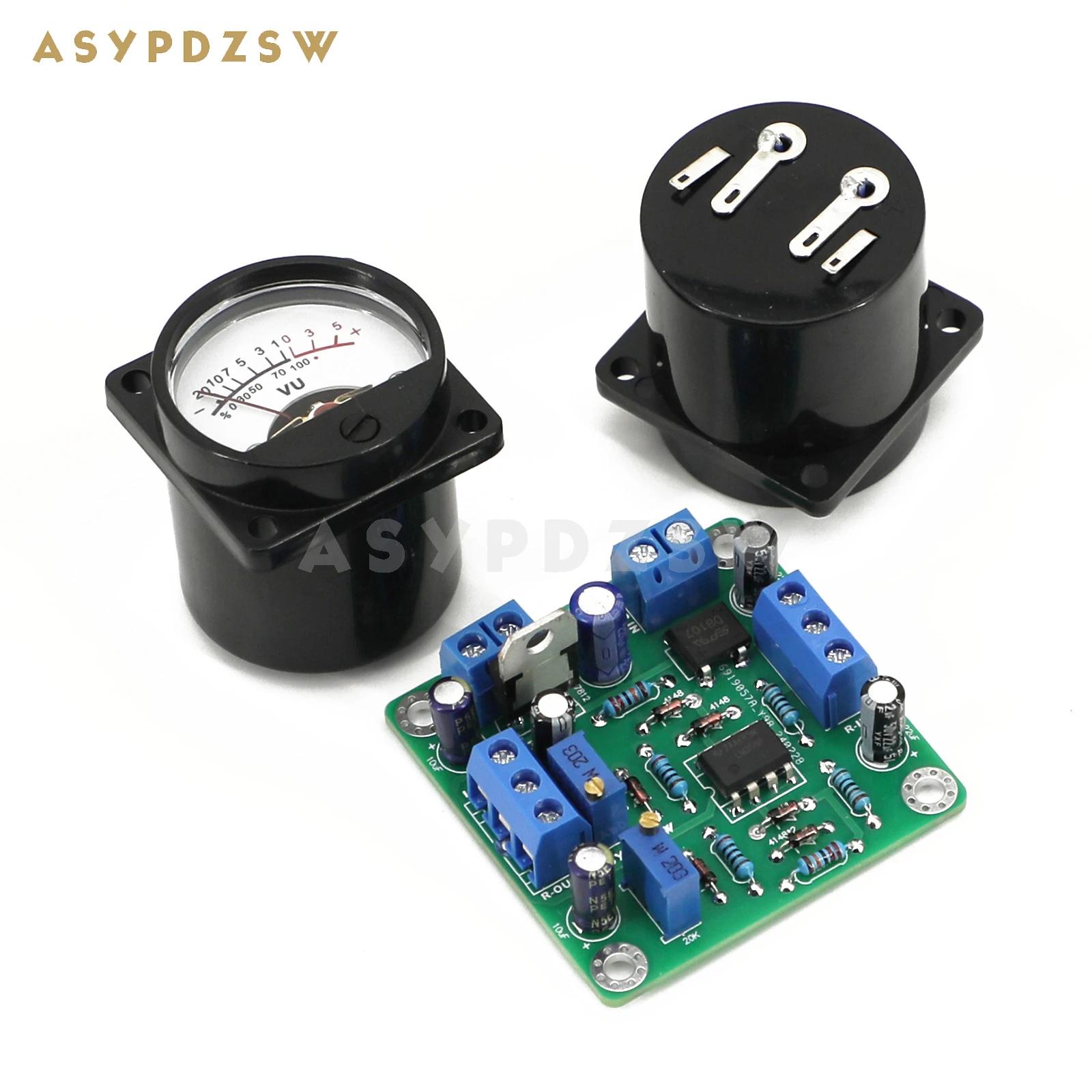 ASYPDZSW-Pilote de compteur audio VU niveau LM358 VU358, kit de bricolage, carte finie + 2 pièces av
