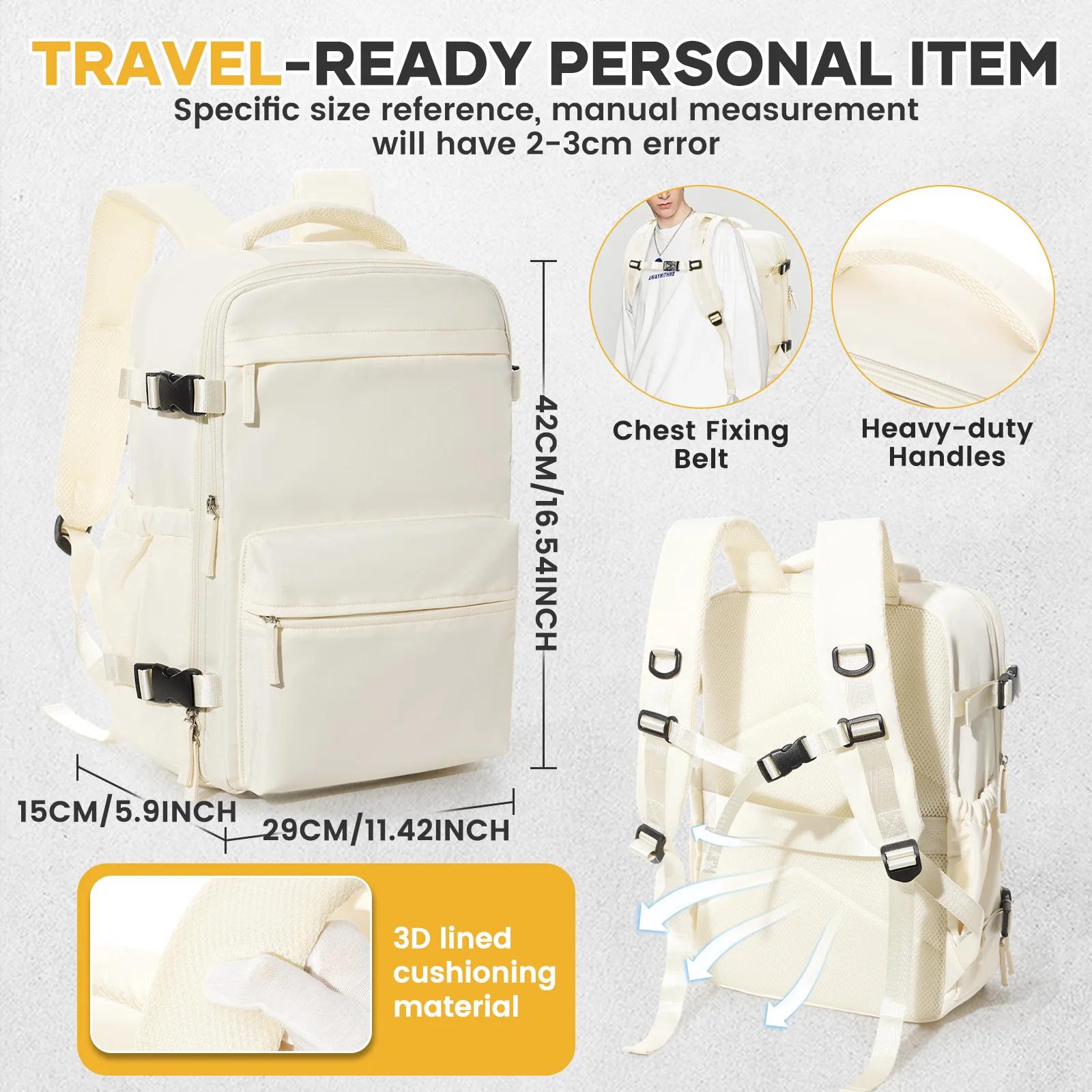 Sac à dos de voyage Ryanair pour cabine d'avion, sac à dos de compression sous vide, sac à dos pour 