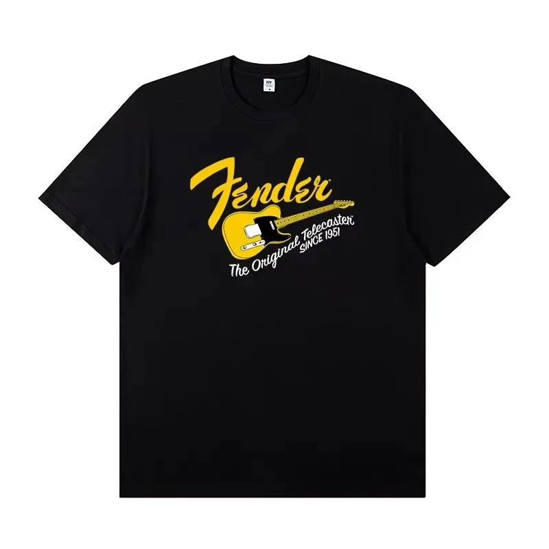 2025 Fender Jimi Hendrix Fender guitare électrique périphérique T-shirt à manches courtes groupe de 