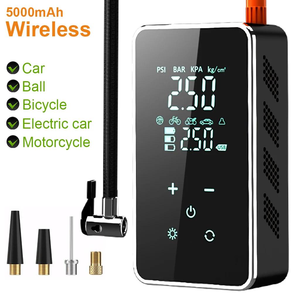 Pompe à Air sans fil 150psi, écran tactile/clé, gonfleur de pneus électrique Portable pour voiture, 