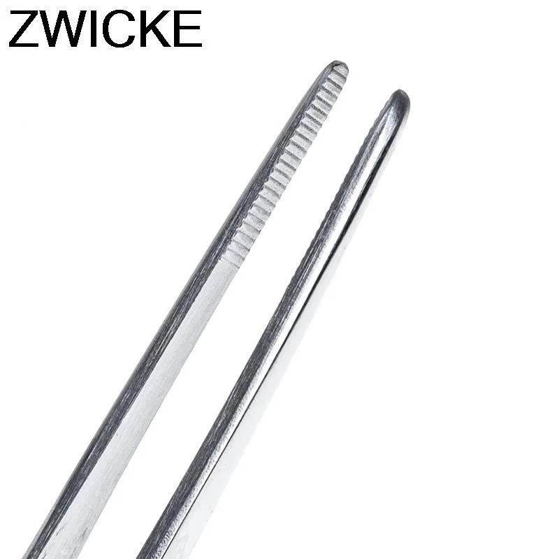 Pincettes médicales Anti-iode en acier inoxydable 430, pinces longues et droites 12.5cm-30cm, tête d