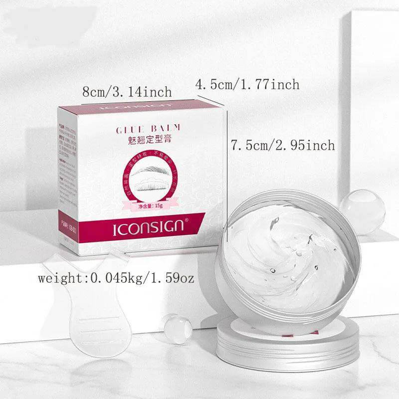 ICONSIGN – baume à colle pour cils, pour Lifting des cils, fixation rapide, forme de cils, sourcils,