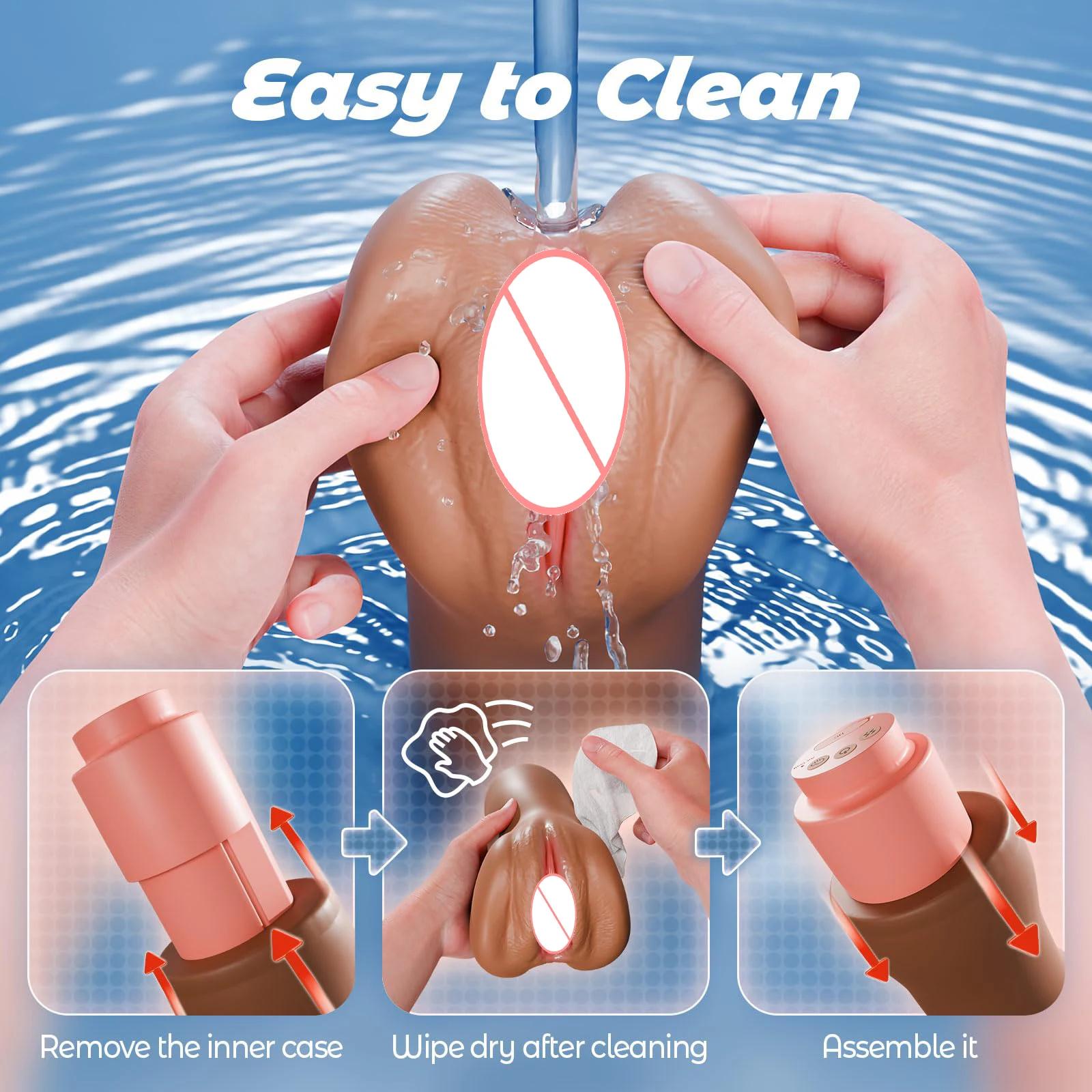 GENSIcalculator-Vibromasseur automatique pour hommes, chatte de poche, vagin Él, fellation, machine 