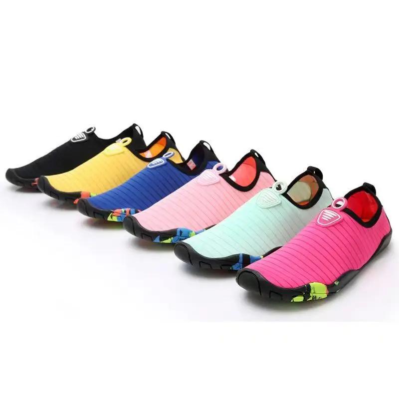 Chaussures de gymnastique d'intérieur unisexes, chaussures de plage à interférence de vitesse en ple
