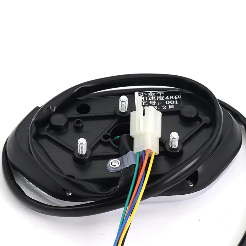 Compteur galvanoplastie LED LCD TingParts scooter Citycoco - Accessoire modifié 60V pour moto et scooter électrique