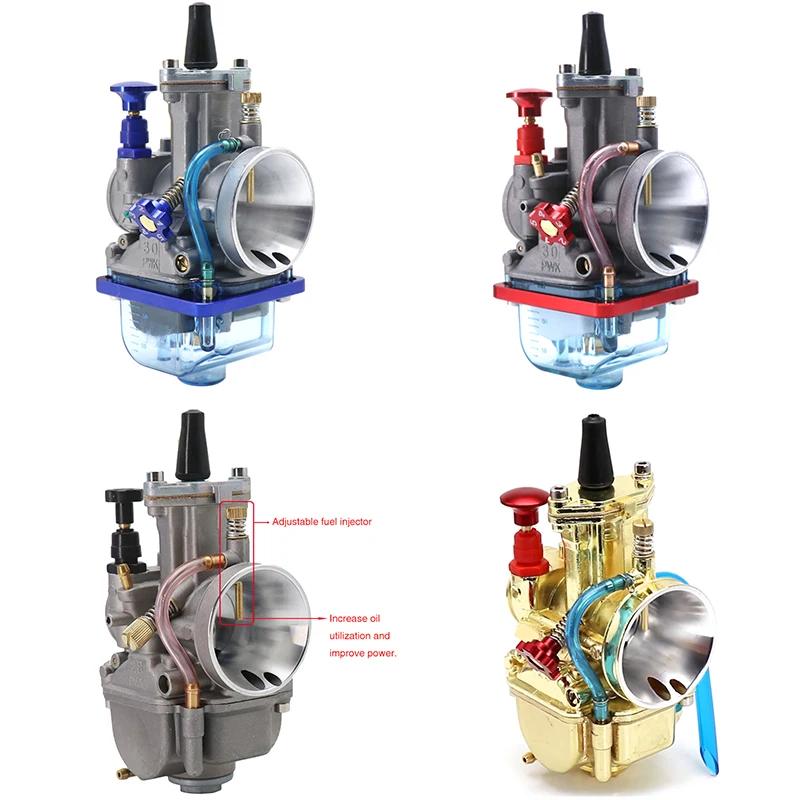ZSDTRP carburateur de moto réglable Power Jet PWK carburateurs vis de réglage pour 21-34mm