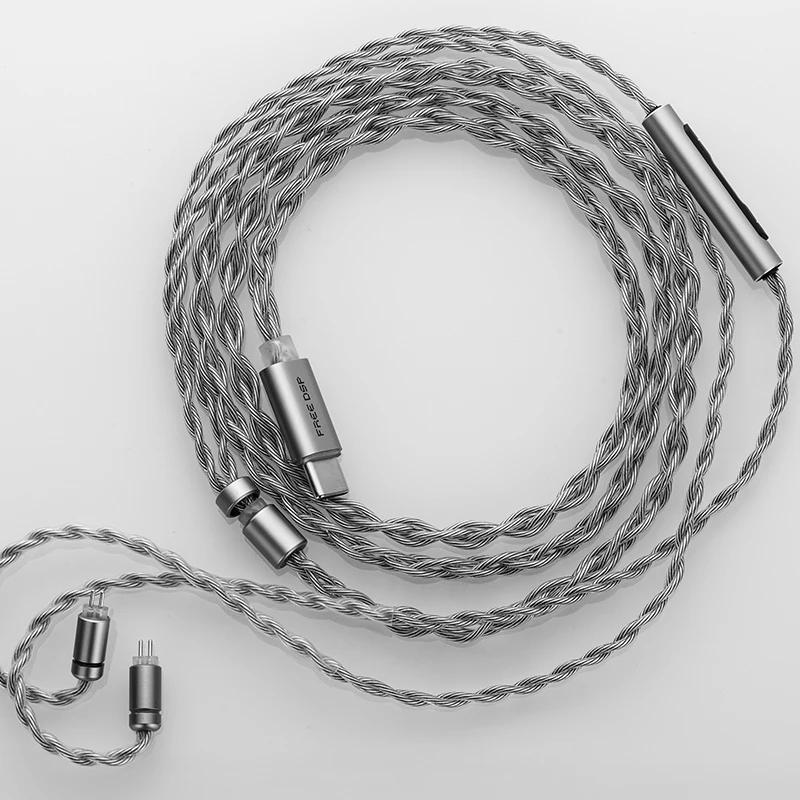 MOONDROP gratuit DSP USB-C écouteur câble de mise à niveau sortie Audio entièrement équilibrée ligne