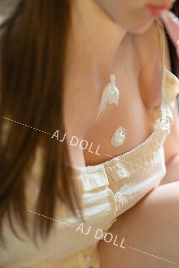 MP DOLL-Poupée Sexuelle de 158cm avec 100% TPE pour Adulte, Jouet Réaliste avec Gros Seins Japonais,