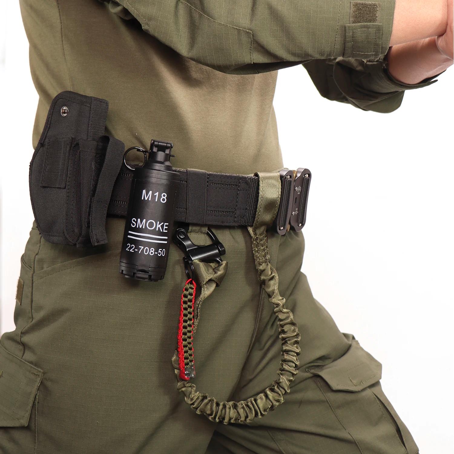 Ceinture tactique de 2 pouces, boucle métallique à dégagement rapide, ceintures MOLLE Airsoft pour h
