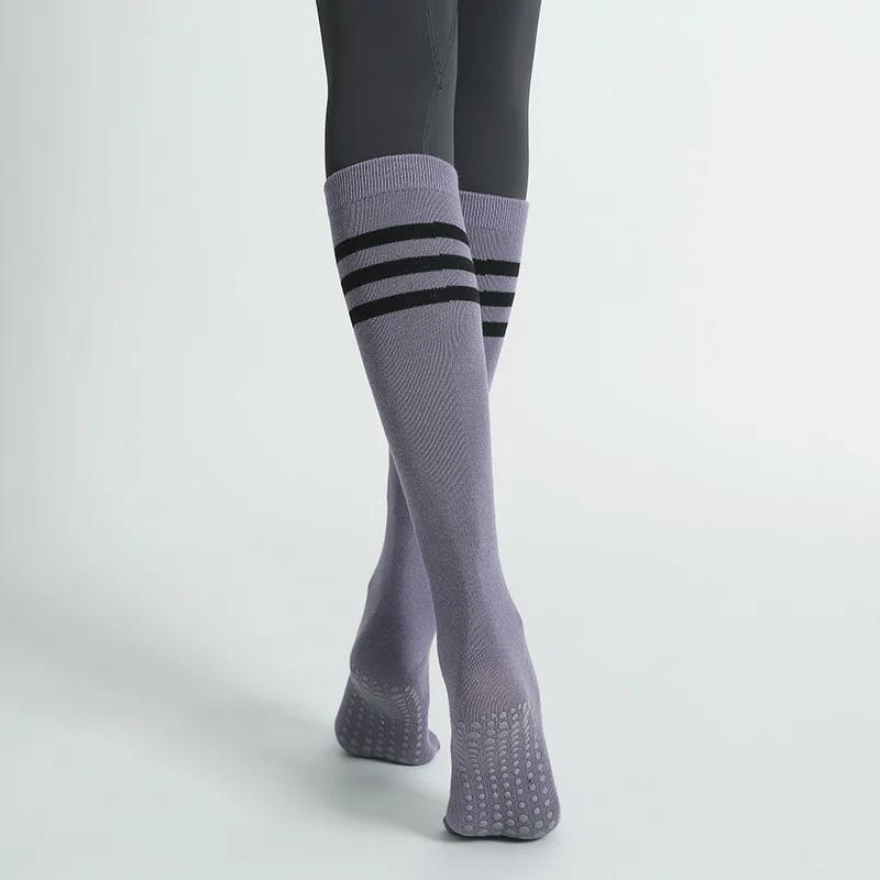 Chaussettes de yoga anti-aldes pour femmes, chaussettes en coton, chaussettes de sport respirantes d