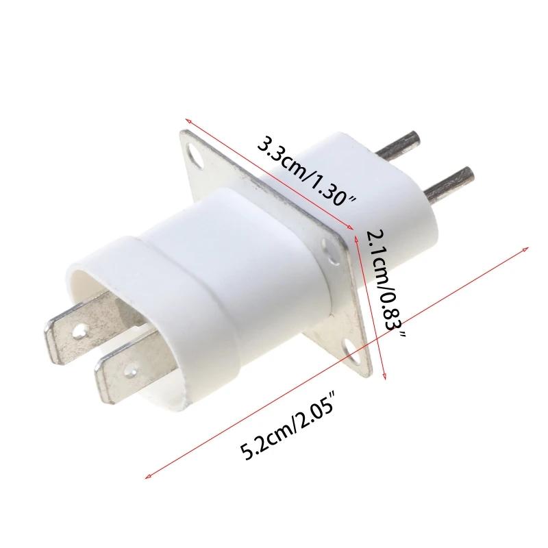 Convertisseur prise à 4 broches, four à micro-ondes électronique, Filament magnétron, blanc
