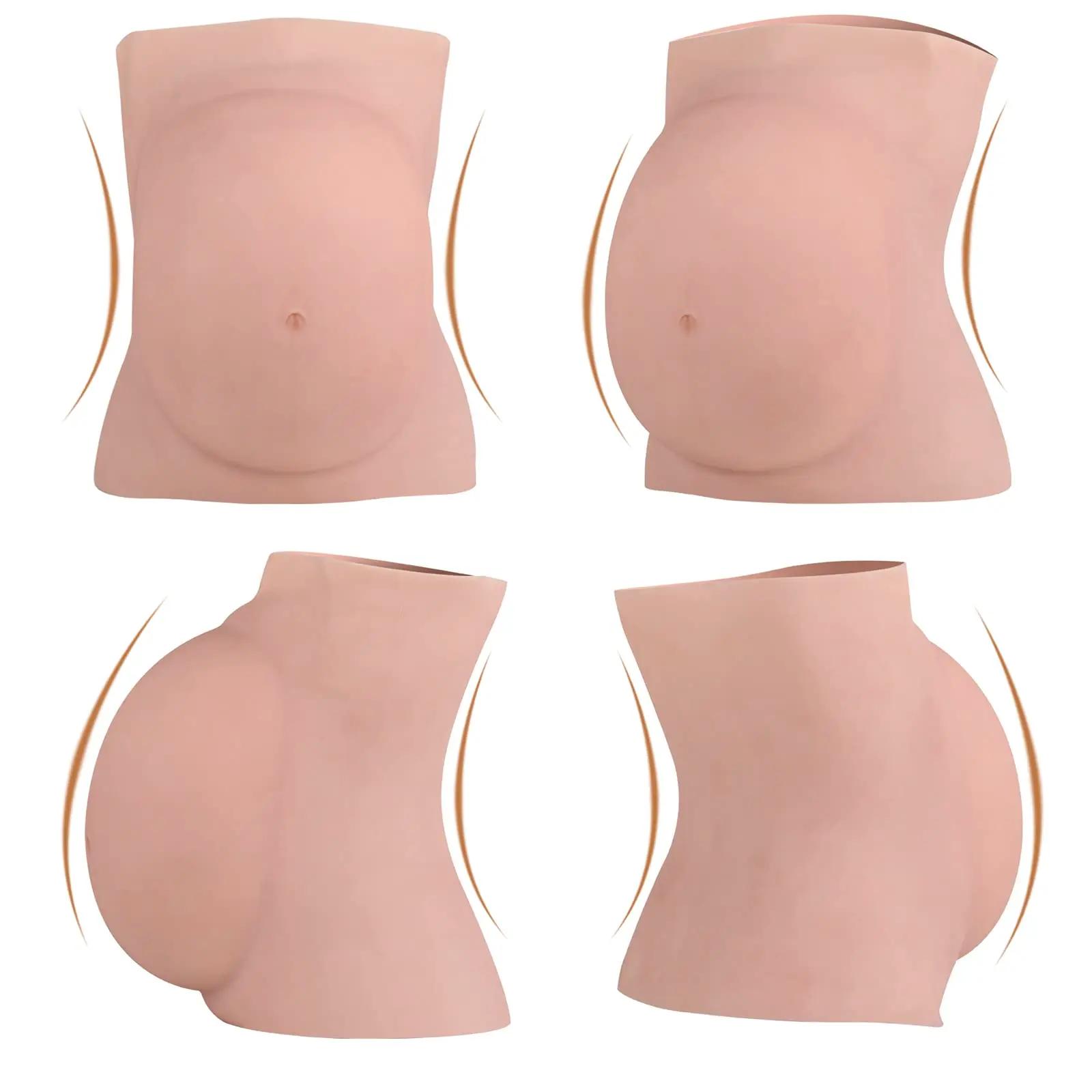 Silicone ventre enceinte grossesse faux ventre acteur accessoires prétendant d'être enceinte accesso