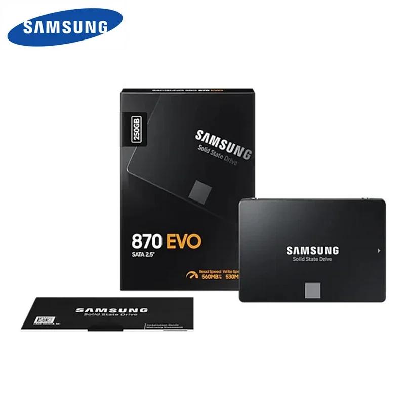 SAMSUNG-Disque SSD interne d'origine pour ordinateur portable ou de bureau, SATAIII SSD 2.5 Evo, 870