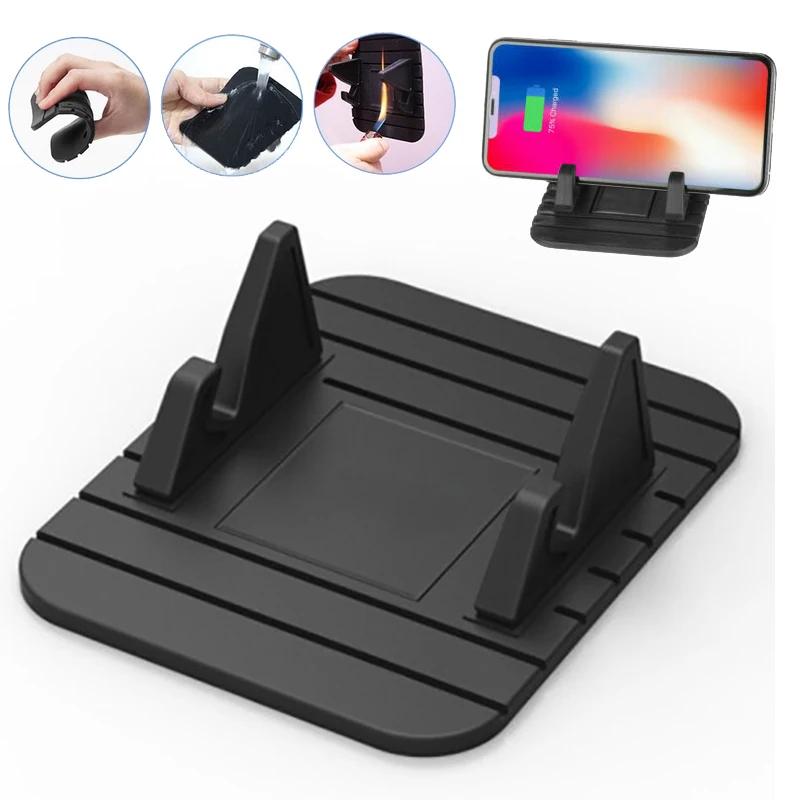 Support antidérapant en Silicone pour voiture, tapis de tableau de bord, support GPS pour téléphone,