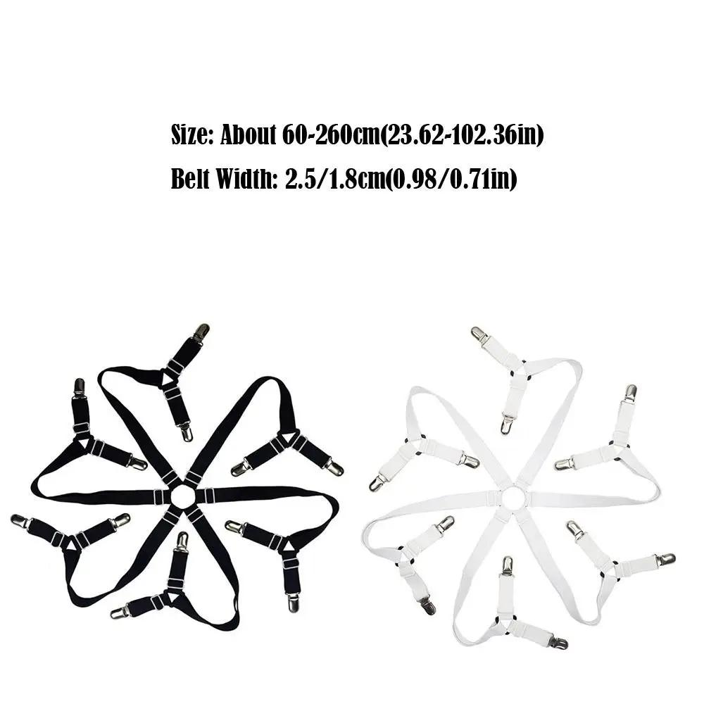 Support de drap de lit élastique réglable, 12 Clips, attaches à Clip pour matelas, couverture, couve