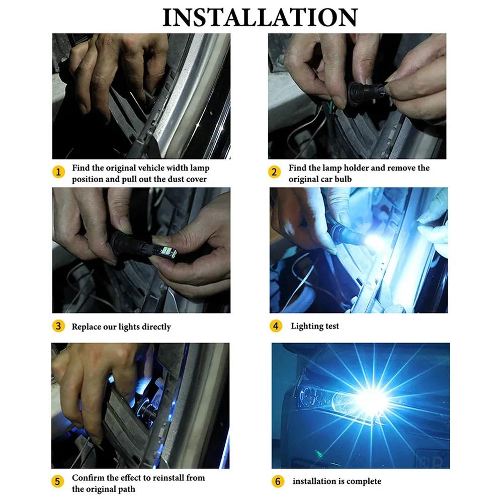 2 ampoules LED Canbus pour Ford Explorer 2011 2012 2013 2014 2015, feux de stationnement, clignotant