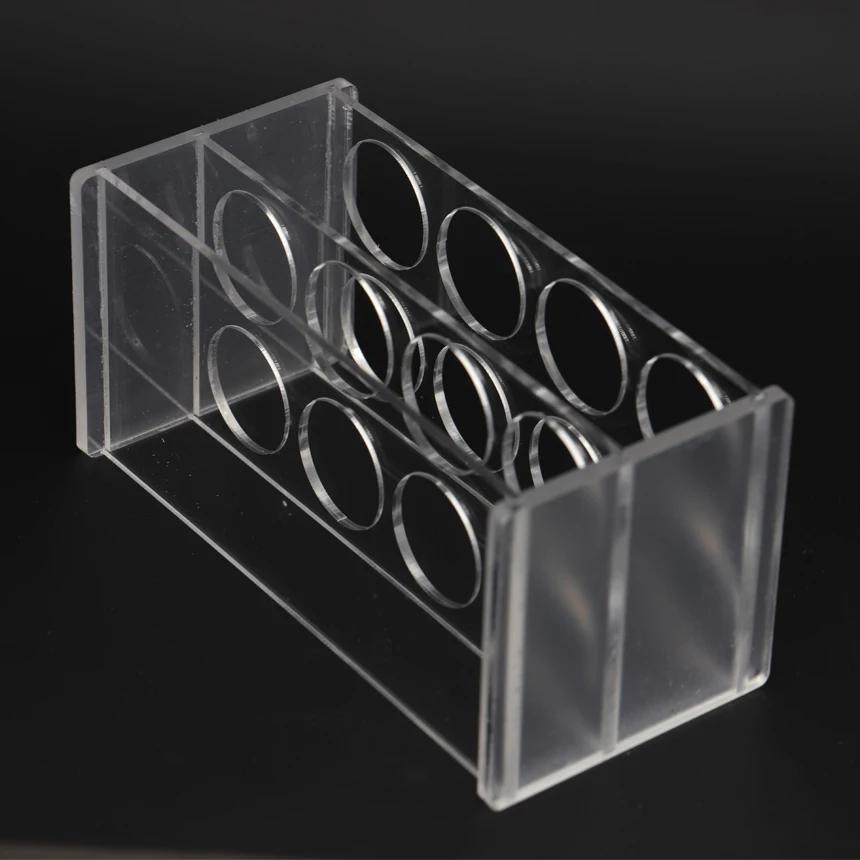 0.2/0.5/1.5/2/5/7/10/15/20/25/50/100ml 24/48/40/96 trous plaque de stockage verre organique PMMA lab
