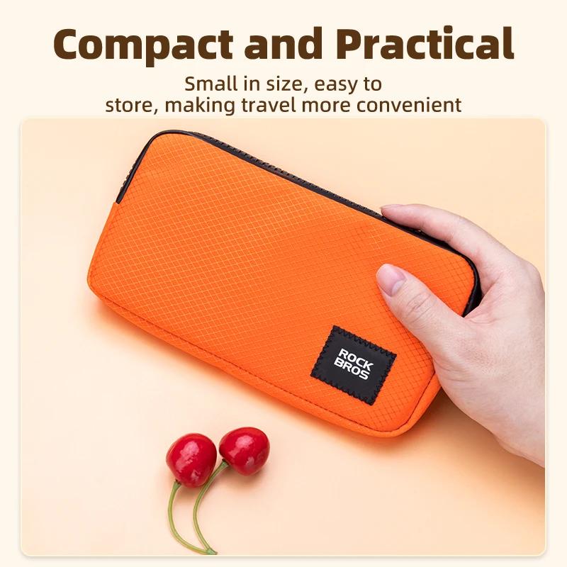 ROCKBROS Sac de téléphone de cyclisme sac à main multifonctionnel portable sac de transport léger pe
