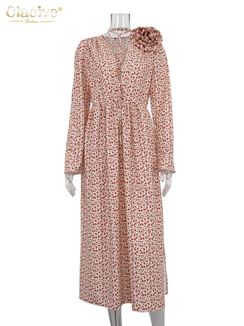 ClacMarkets-Robe mi-longue sexy à col en V profond pour femmes, robes de soirée fendues taille haute