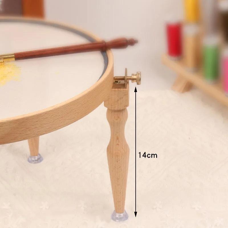 3/4Pcs Portable Réglable En Bois De Broderie Support de Cerceau À La Main Point De Croix Cerceau Ens