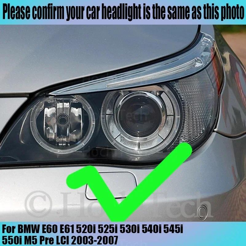 Kit yeux d'ange LED de haute qualité, anneau blanc en coton pour BMW E60 E61 520i 525i 530i 540i 545