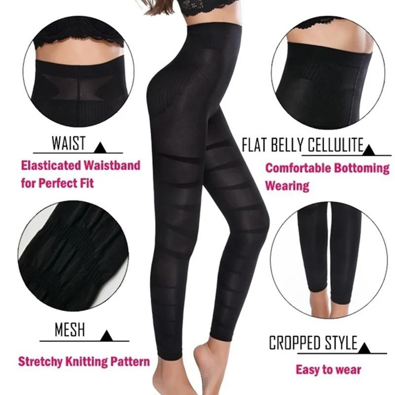 Leggings taille haute pour femmes, sculpture, contrôle ferme des jambes, ventre plat, slim, collants