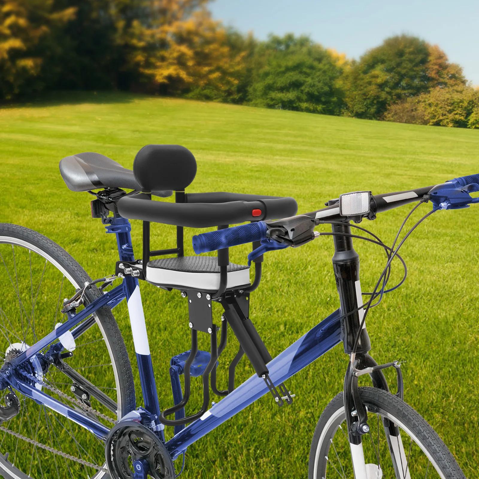 Siège avant avec garde-corps et pédale de protection, siège enfant, siège vélo, chargement jusqu'à 8