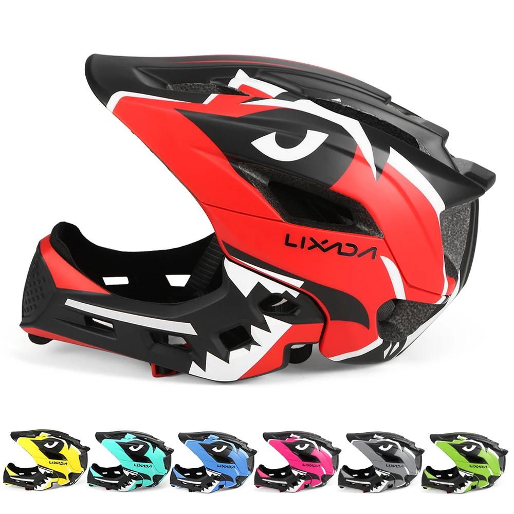 Casque de vélo intégral détachable pour enfants, sport pour enfants, cyclisme, vtt, moto, skateboard