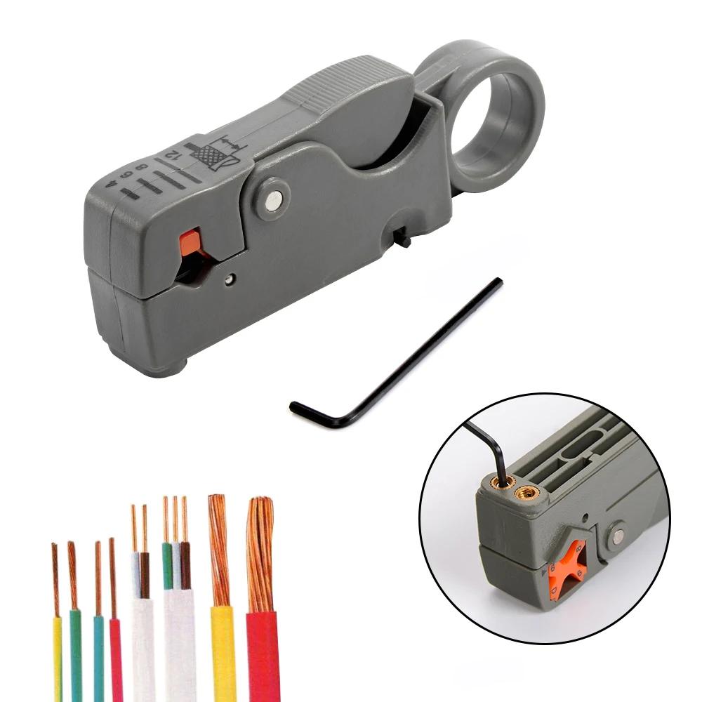 Pince à dénuder, outils de câbles métalliques de décantation, dénudeur, clé hexagonale en acier inox