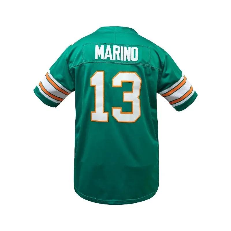 Maillot de Football brodé pour hommes, T-shirt respirant à col en v, maillot de Rugby Miami à manche