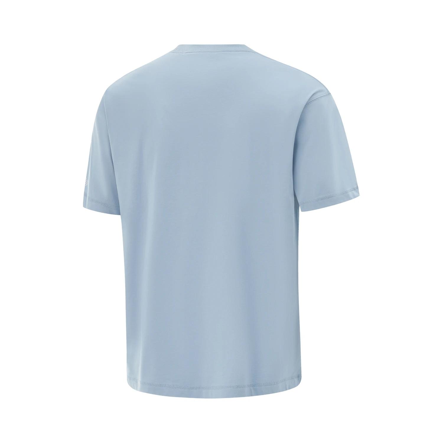 Li-ning hommes JIMMY BUTLER basket-ball T-shirt 73% coton 27% Polyester coupe ample doublure respira