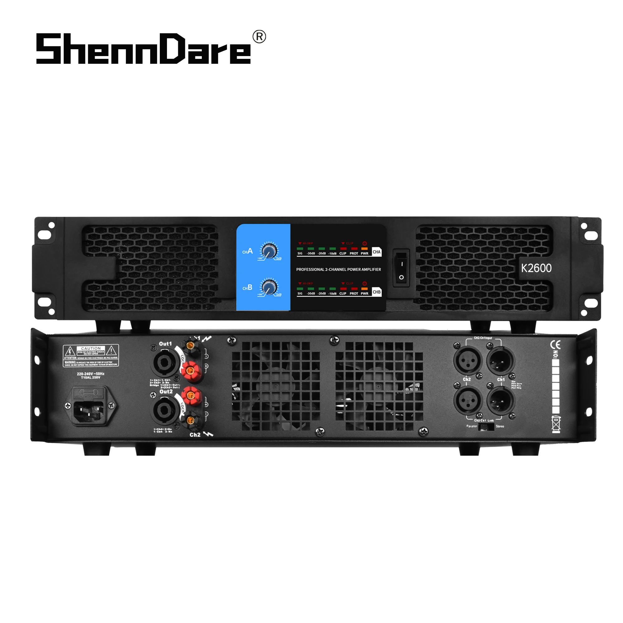 ShennDare-Amplificateur de puissance numérique professionnel, 2/4 canaux, sortie stéréo, audio, cais