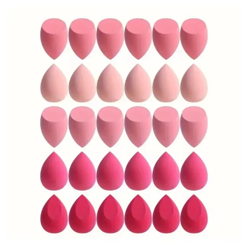 Ensemble d'éponges de maquillage 4/7/18 pièces, adaptées à l'application de poudre de crème BB liqui