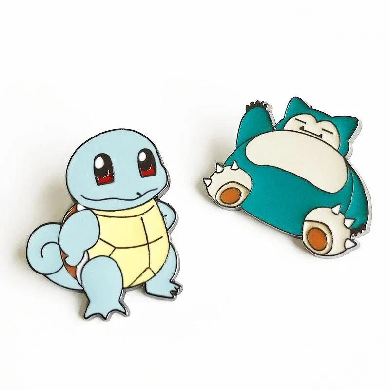 Broches en émail dessin animé Pokemon Pikachu broches Gengar broche sac vêtements Badge cosmique Col