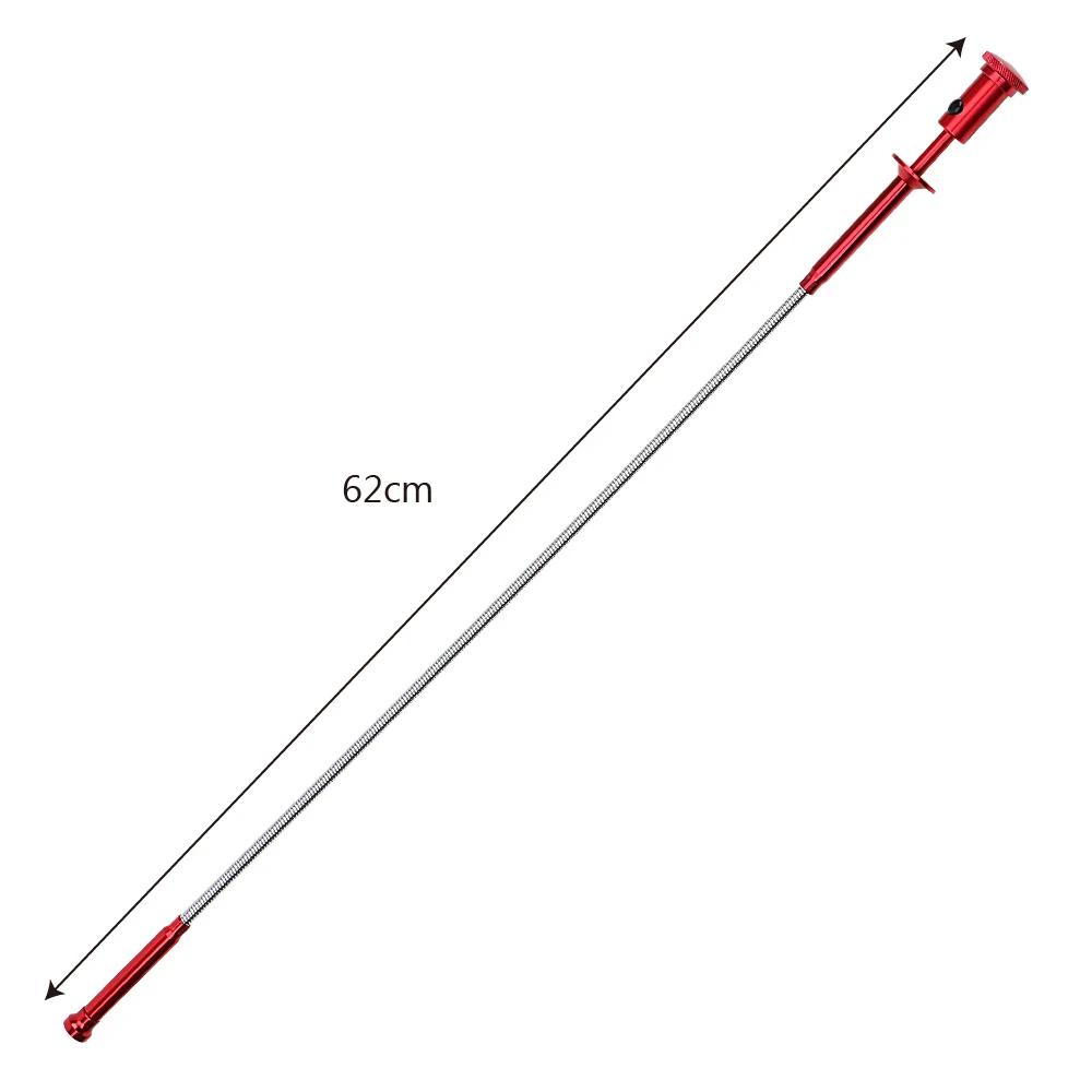 Outil de ramassage Flexible, aimant magnétique à longue poignée à ressort + 4 griffes + lumière LED,