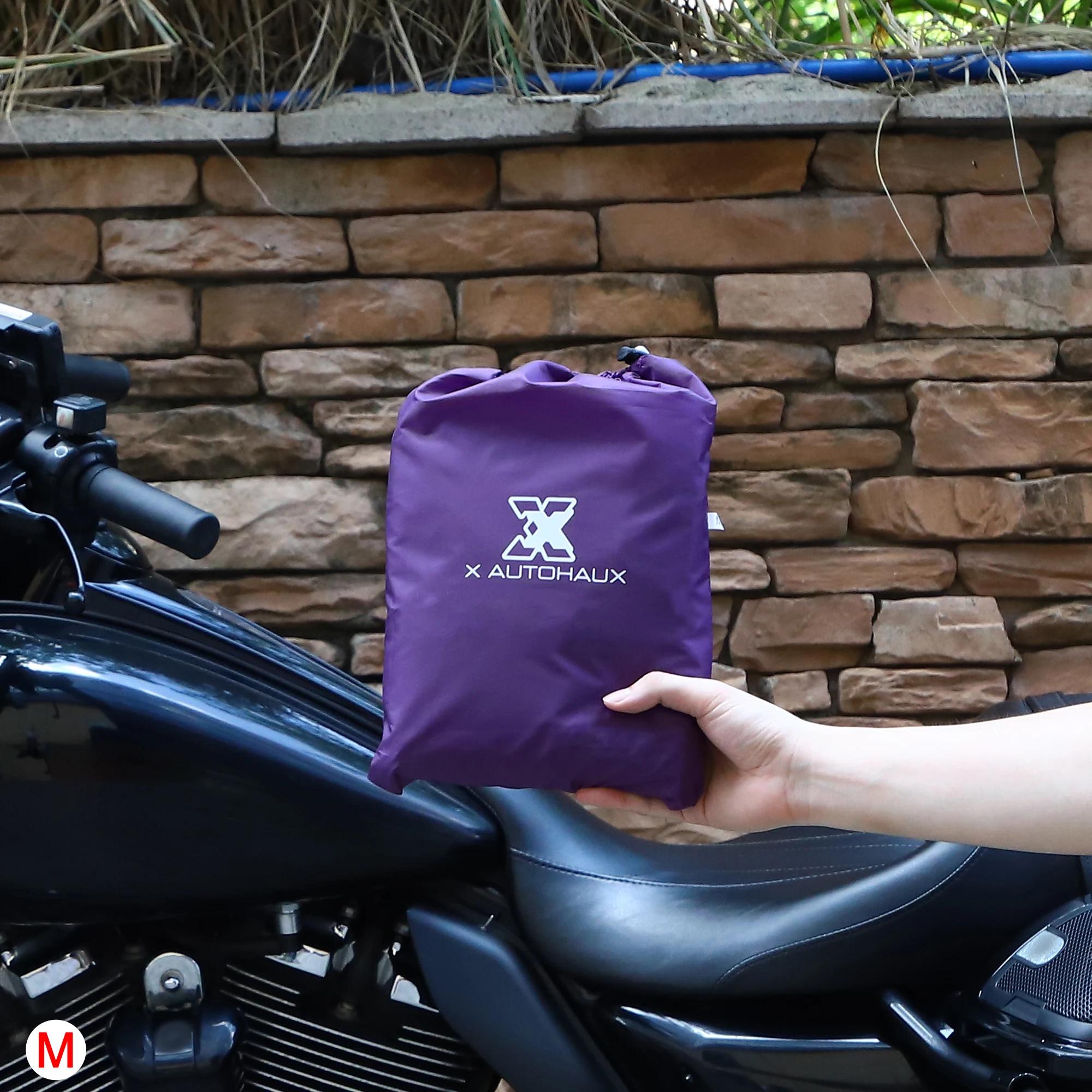 X Autohaux M L XL housse de moto demi-couverture légère extérieure étanche protection contre la pous