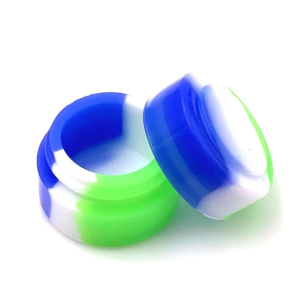 Conteneur en Silicone 2ML 3ML 5ML, boîte de rangement, mélange de couleurs, conteneurs concentrés an