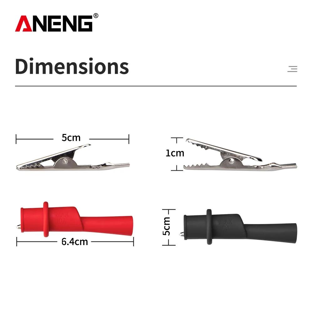 ANENG 1 paire pince de Test Crocodile pince pour multimètre testeur sonde Crocodile pince électrique