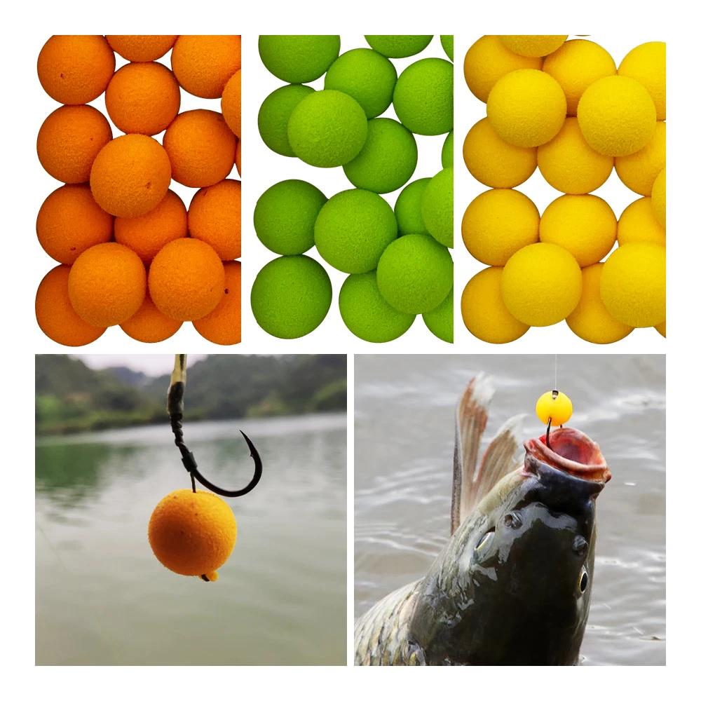 10 pièces/lot pêche à la carpe Pop Ups bouillettes perles flottant EVA balle saveur ligne principale