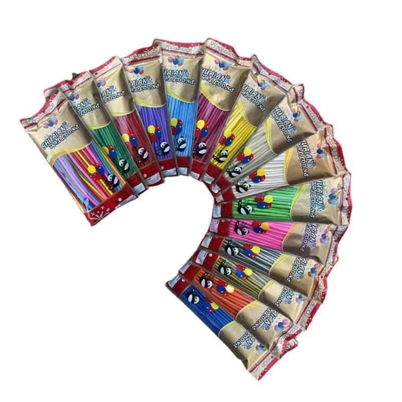 Ballons de dessin animé pour enfants, 260, 256 bandes, sportg, documents mixtes solides, tissage mag