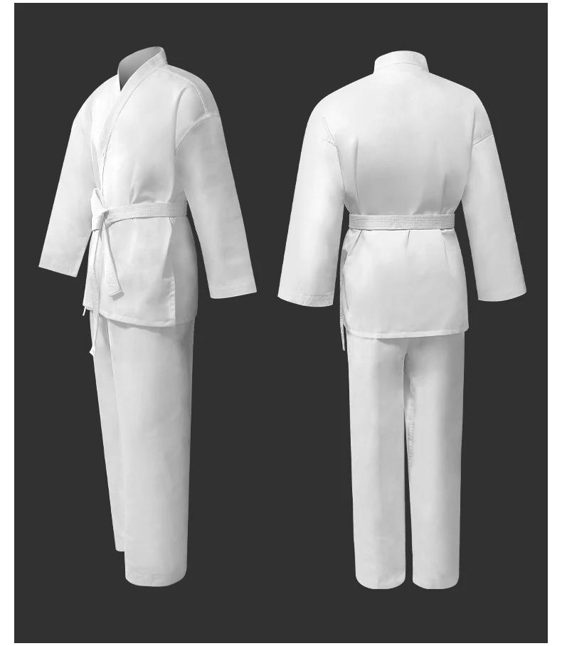 Uniforme de karaté respirant taekwondo karaté costumes ensemble vêtements de karaté pour Sparring fo