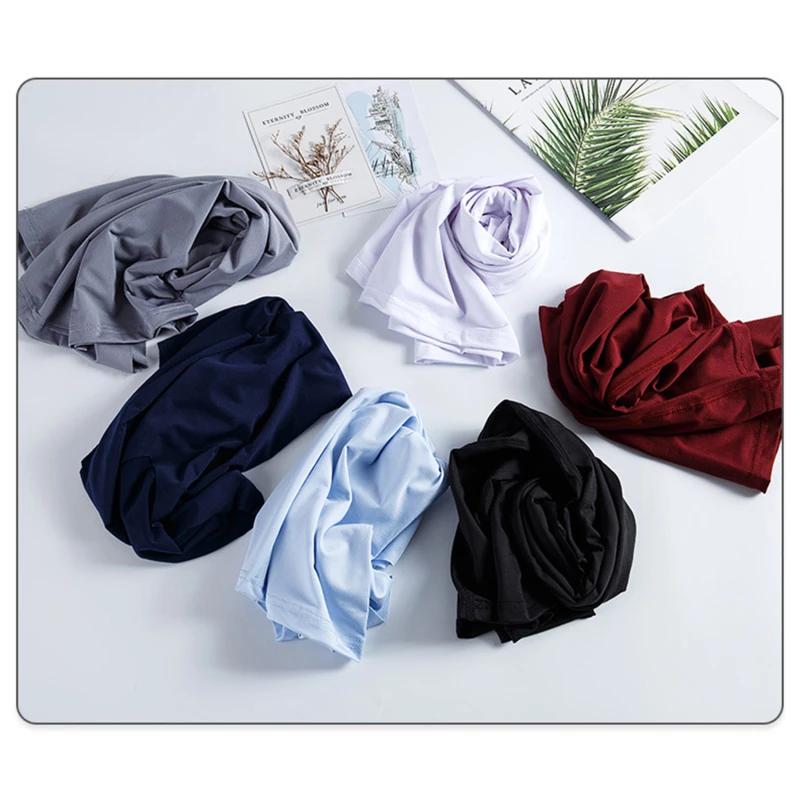 Ice InjWithout-T-shirt fin à manches courtes pour hommes, T-shirt uni, Trace, Slim, Col en V, Sans c