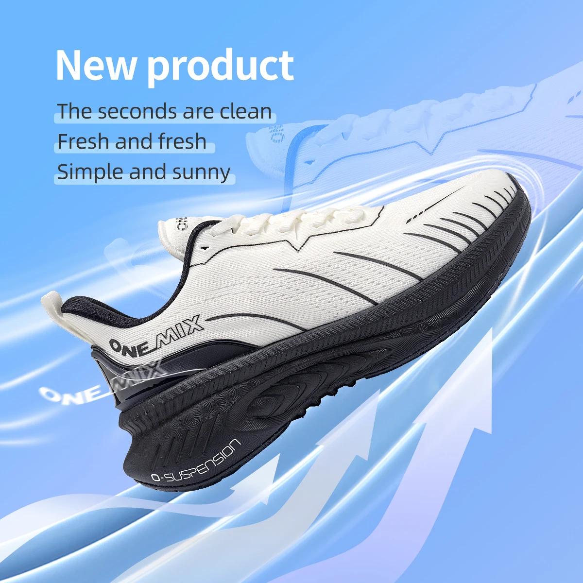 Chaussures trail ONEMIX 2025 Panda : antidérapantes, chaudes pour hiver et sport outdoor